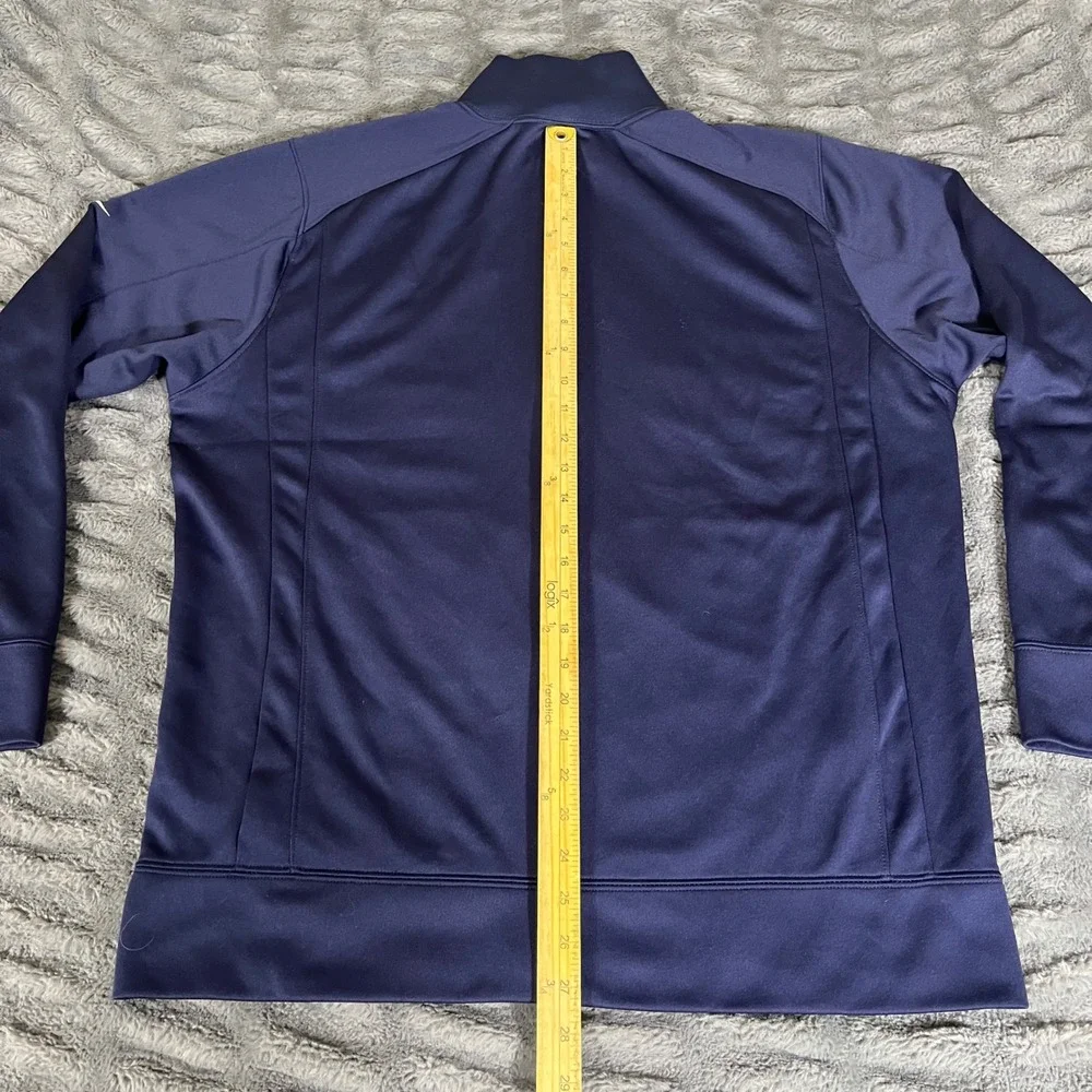 Nike NFL Denver Broncos Dri-FIT Full Zip Track Jacket Mens Large Navy Blue AP103